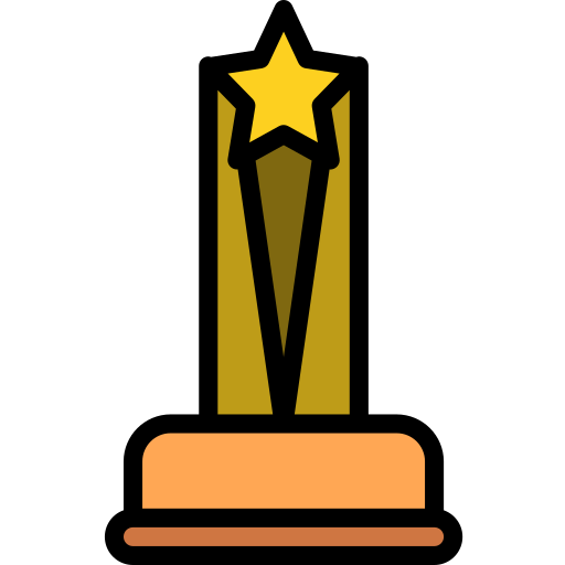 Trophy Iconixar Lineal Color icon