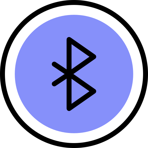 Bluetooth Iconixar Lineal Color Ícone