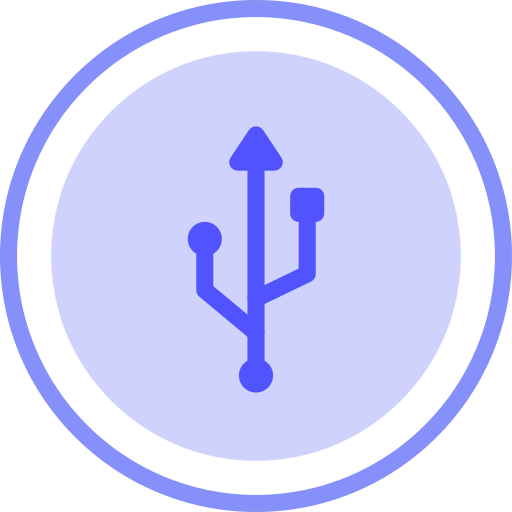 Usb Iconixar Flat icono