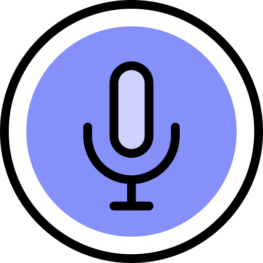 mikrofon Iconixar Lineal Color icon
