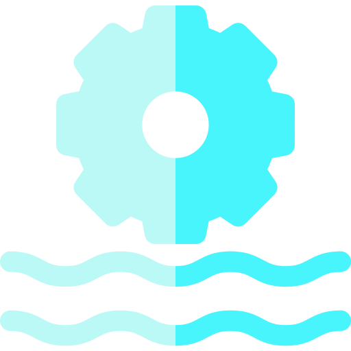 Hydraulic energy Basic Rounded Flat icon