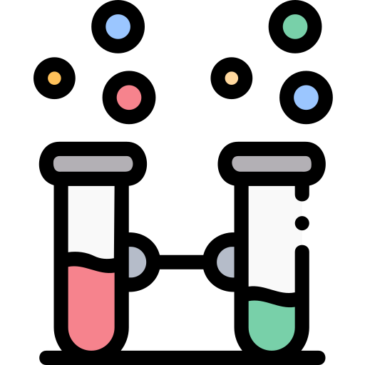 Química Detailed Rounded Lineal color icono