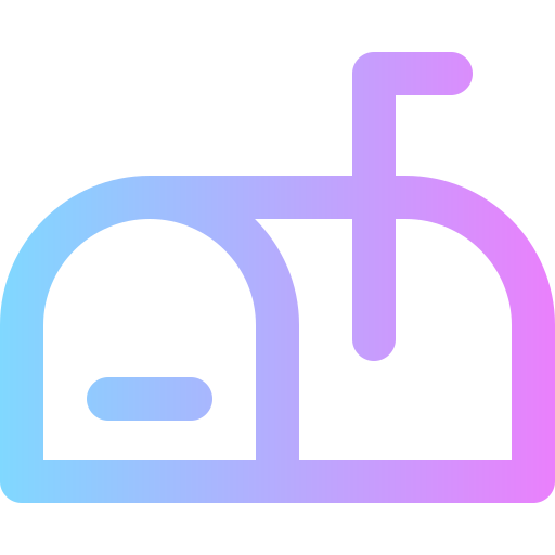 メールボックス Super Basic Rounded Gradient icon