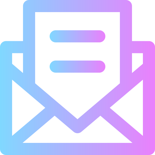 手紙 Super Basic Rounded Gradient icon
