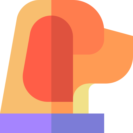 Perro Basic Straight Flat icono
