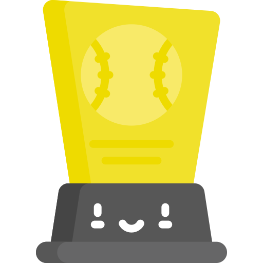 Trophy Kawaii Flat icon