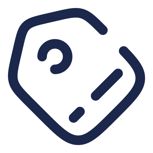 Tag Generic color outline ikon