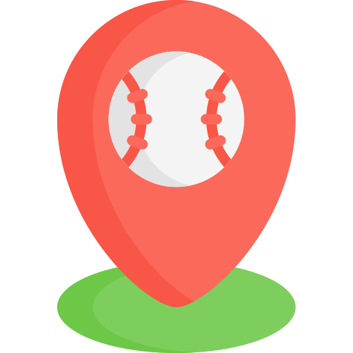 baseball Kawaii Flat ikona