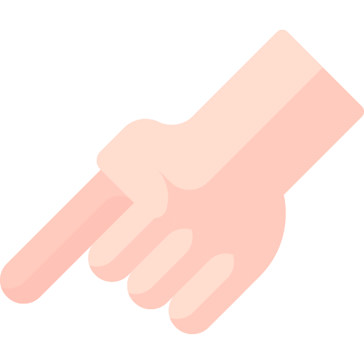 Finger Kawaii Flat icon