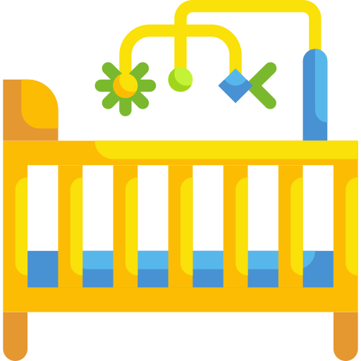 Crib Wanicon Flat icon