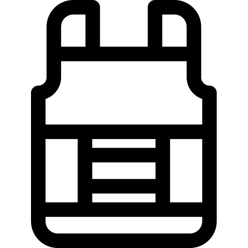 zbroja Basic Rounded Lineal ikona