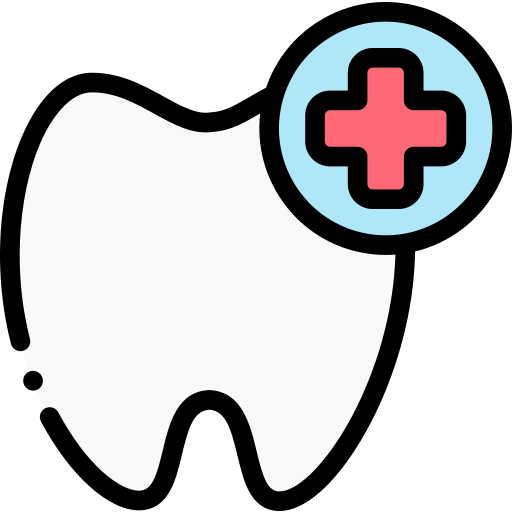 치과 치료 Detailed Rounded Lineal color icon