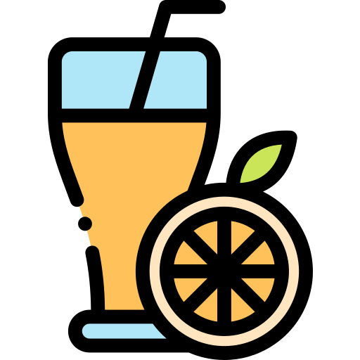 orangensaft Detailed Rounded Lineal color icon