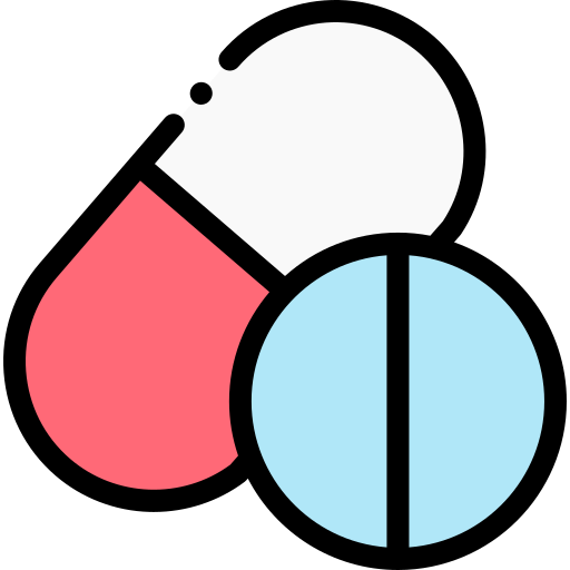 médicament Detailed Rounded Lineal color Icône