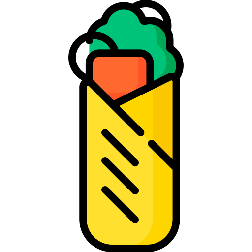 Doner kebab Special Lineal color icon