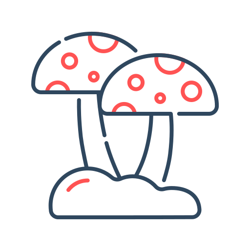 Mushroom Generic color outline icon