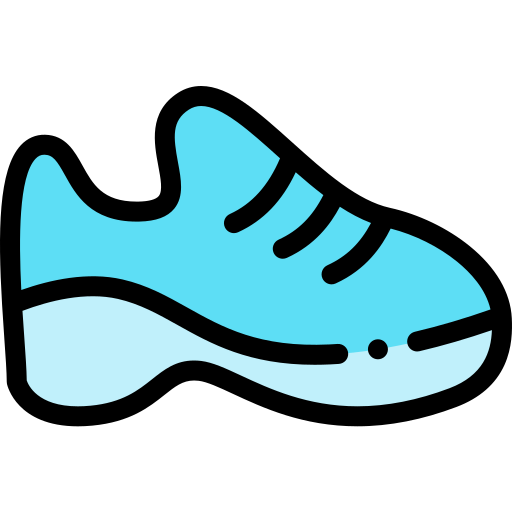 Sneakers Detailed Rounded Lineal color icon