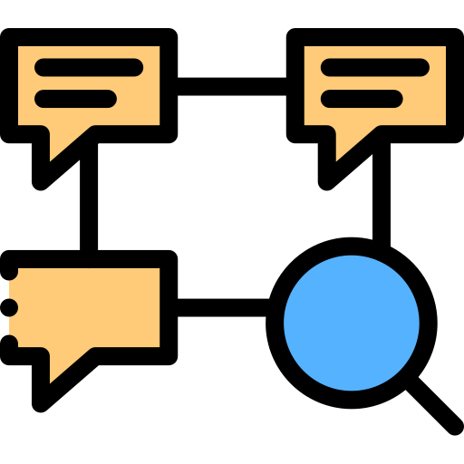 コミュニケーション Detailed Rounded Lineal color icon