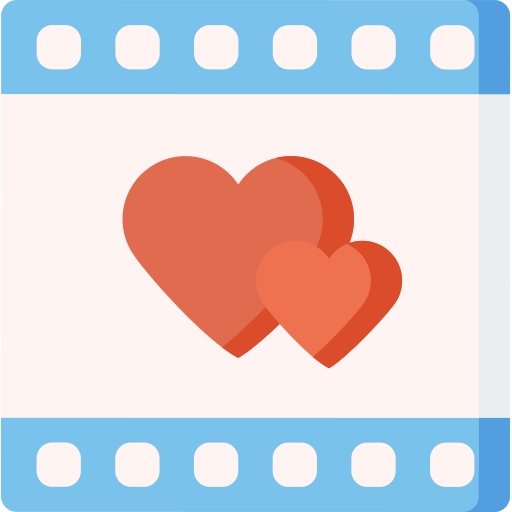 Romantic film Special Flat icon