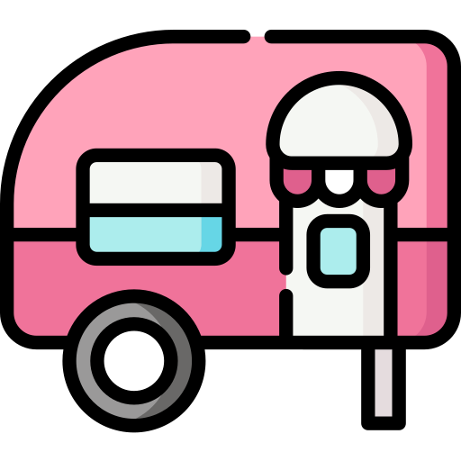 caravan Special Lineal color icona