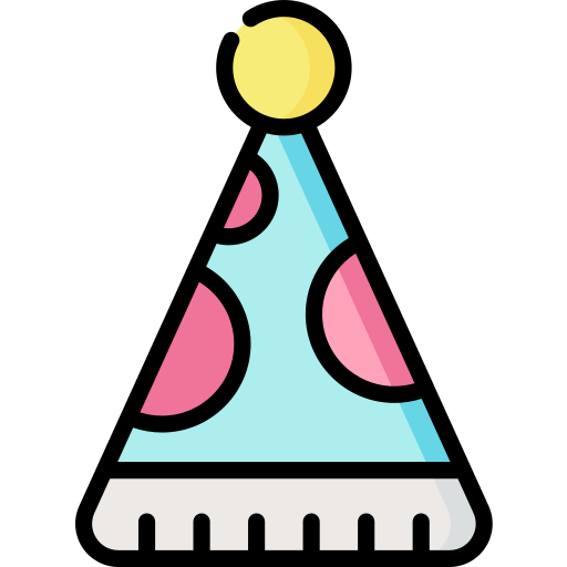 Party hat Special Lineal color icono