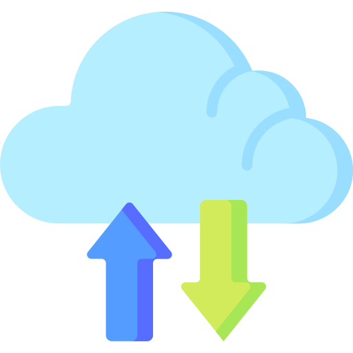 Cloud computing Special Flat icon