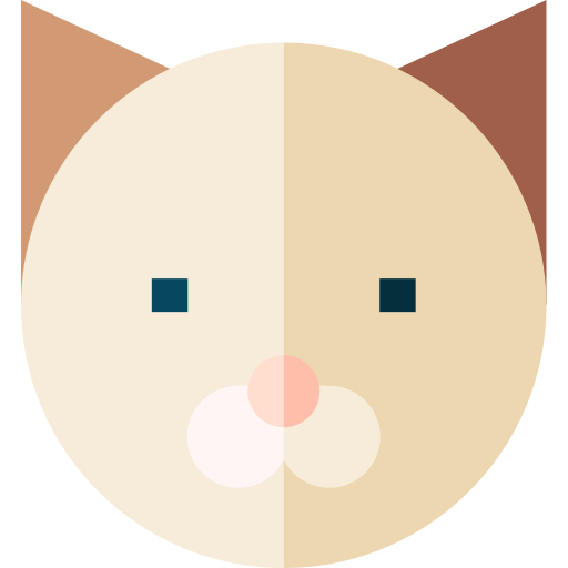 Cat Basic Straight Flat icon