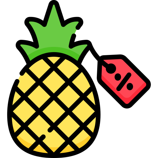 Piña Special Lineal color icono
