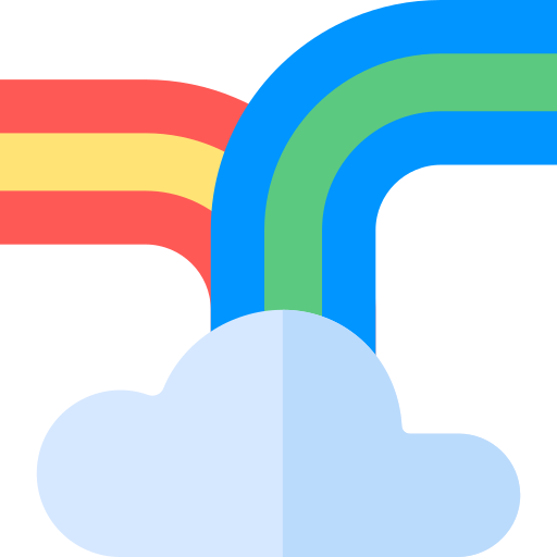 Rainbow Basic Rounded Flat icon