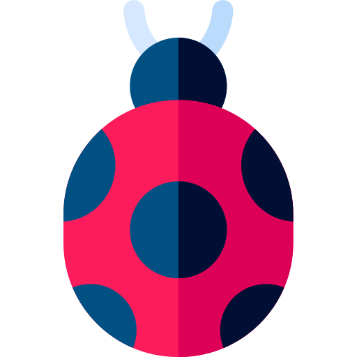 Ladybug Basic Rounded Flat Ícone