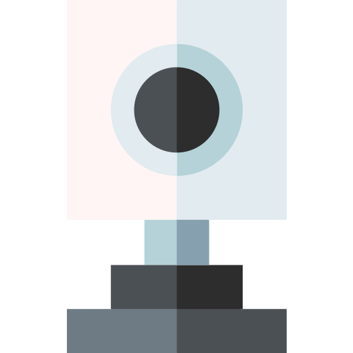 webcam Basic Straight Flat icon