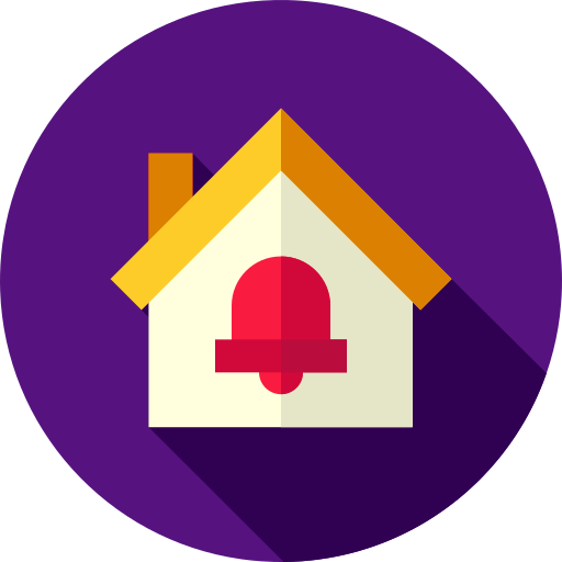 집 Flat Circular Flat icon