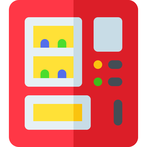 Vending machine Basic Rounded Flat icon