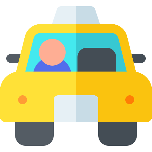 Taxi Basic Rounded Flat icon