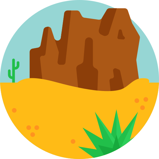 Canyon Detailed Flat Circular Flat icon