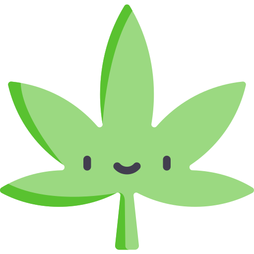 cannabis Kawaii Flat icon