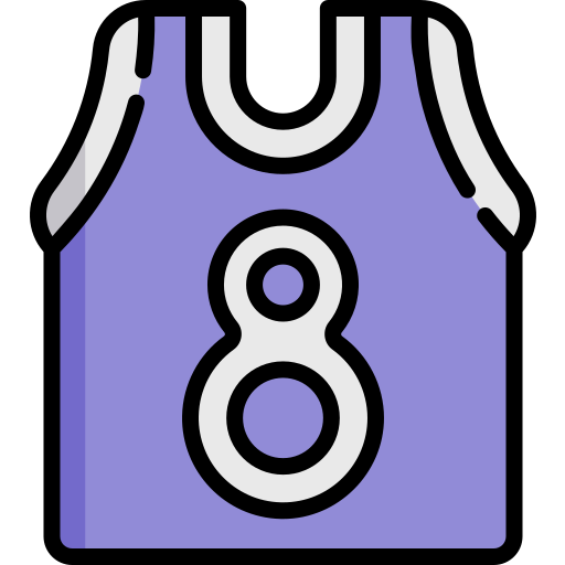 maillot de basket Kawaii Lineal color Icône