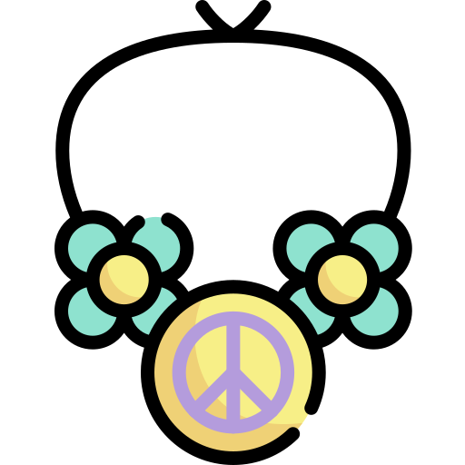 ネックレス Kawaii Lineal color icon