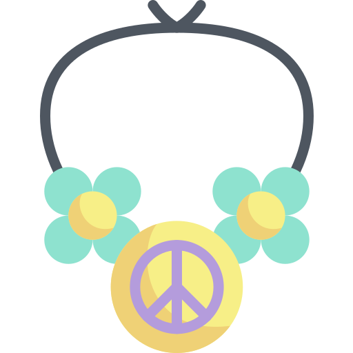 collier Kawaii Flat Icône