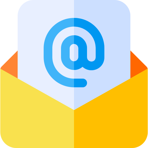 email Basic Rounded Flat Icône