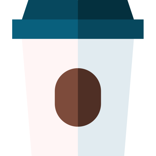 Café Basic Straight Flat icono