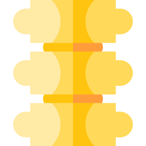 椎骨 Basic Straight Flat icon