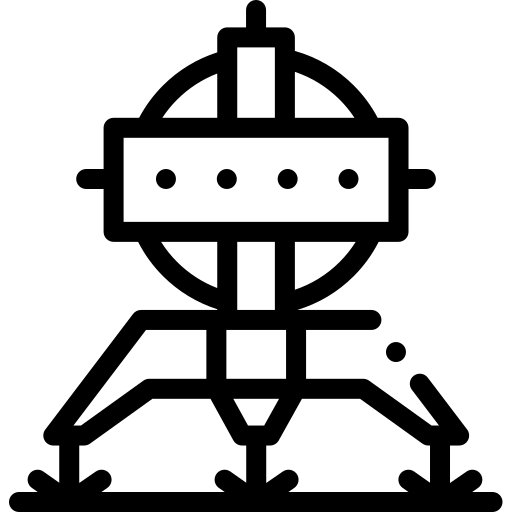 lander Detailed Rounded Lineal icona