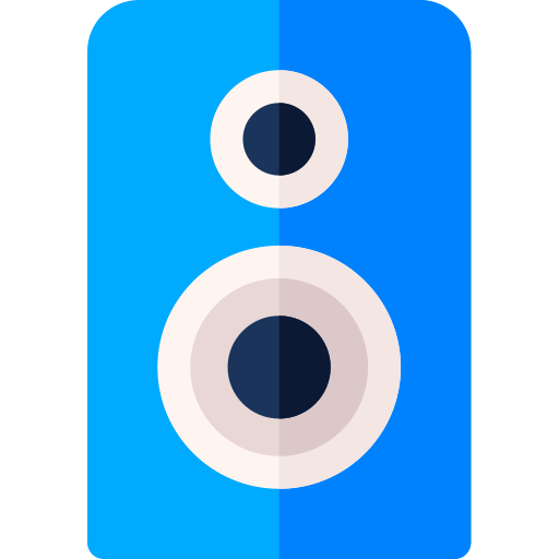 オーディオ Basic Rounded Flat icon