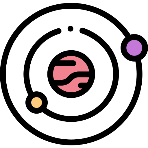 Галактика Detailed Rounded Lineal color иконка