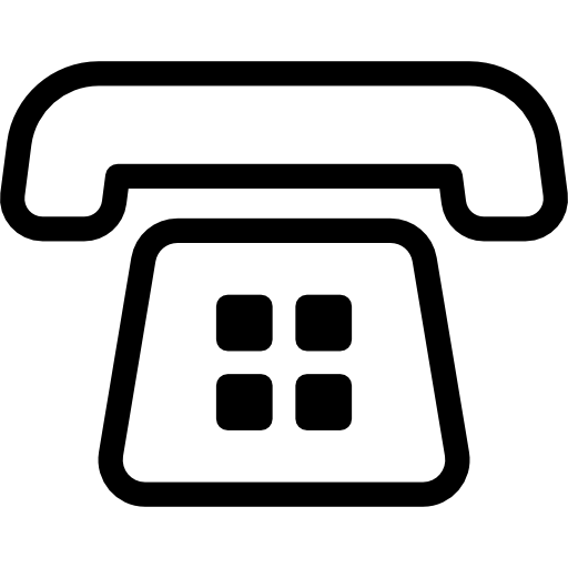 telefon Detailed Rounded Lineal ikona