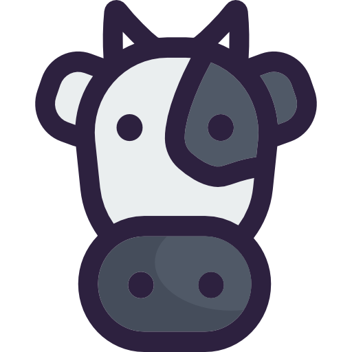Cow Smooth Contour Color icon