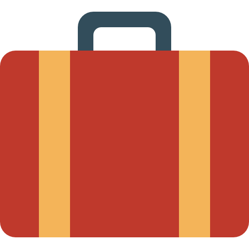 Briefcase Pixel Budha Flat icon