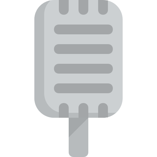 Microphone Pixel Budha Flat icon