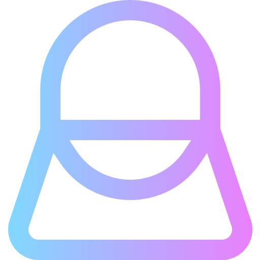 Purse Super Basic Rounded Gradient icon